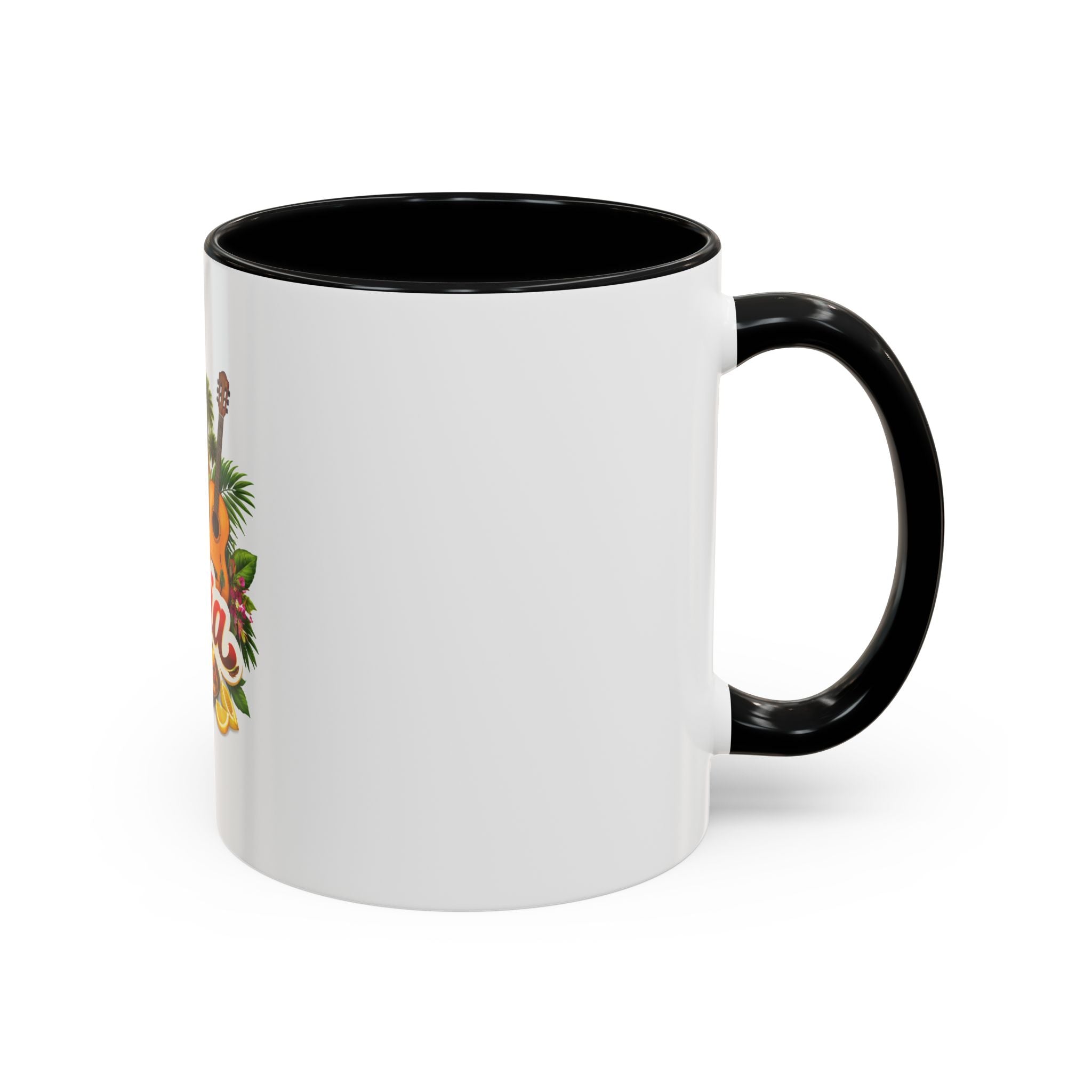 Andalucía Travel Coffee Mug — Spanish Guitar & Paella Accent Mug