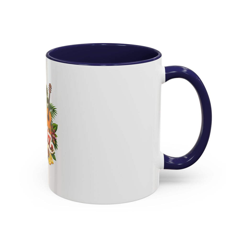 Andalucía Travel Coffee Mug — Spanish Guitar & Paella Accent Mug
