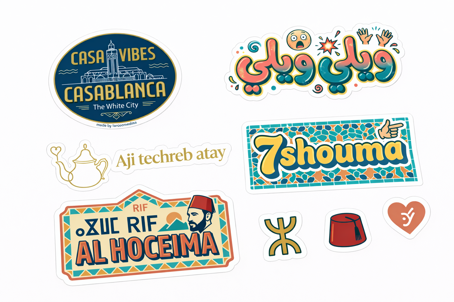 Stickers Morocco