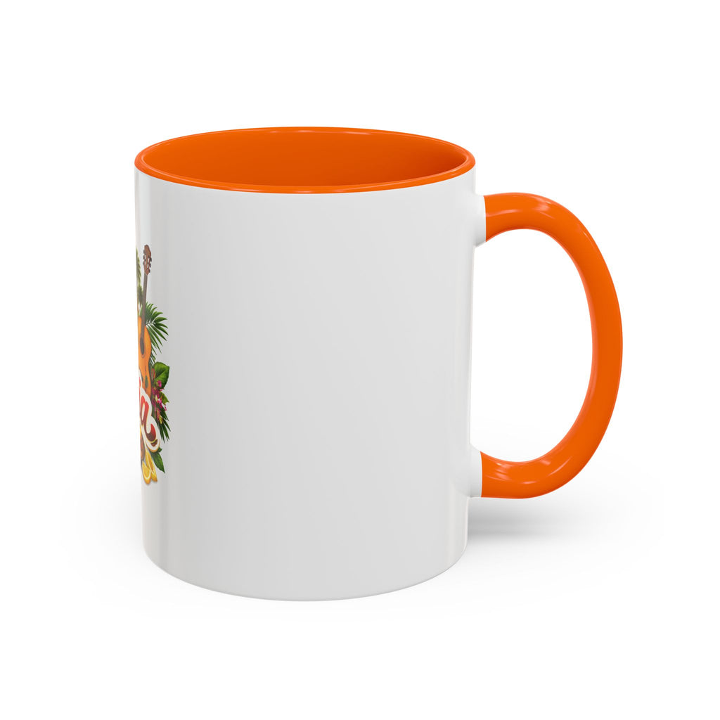 Andalucía Travel Coffee Mug — Spanish Guitar & Paella Accent Mug