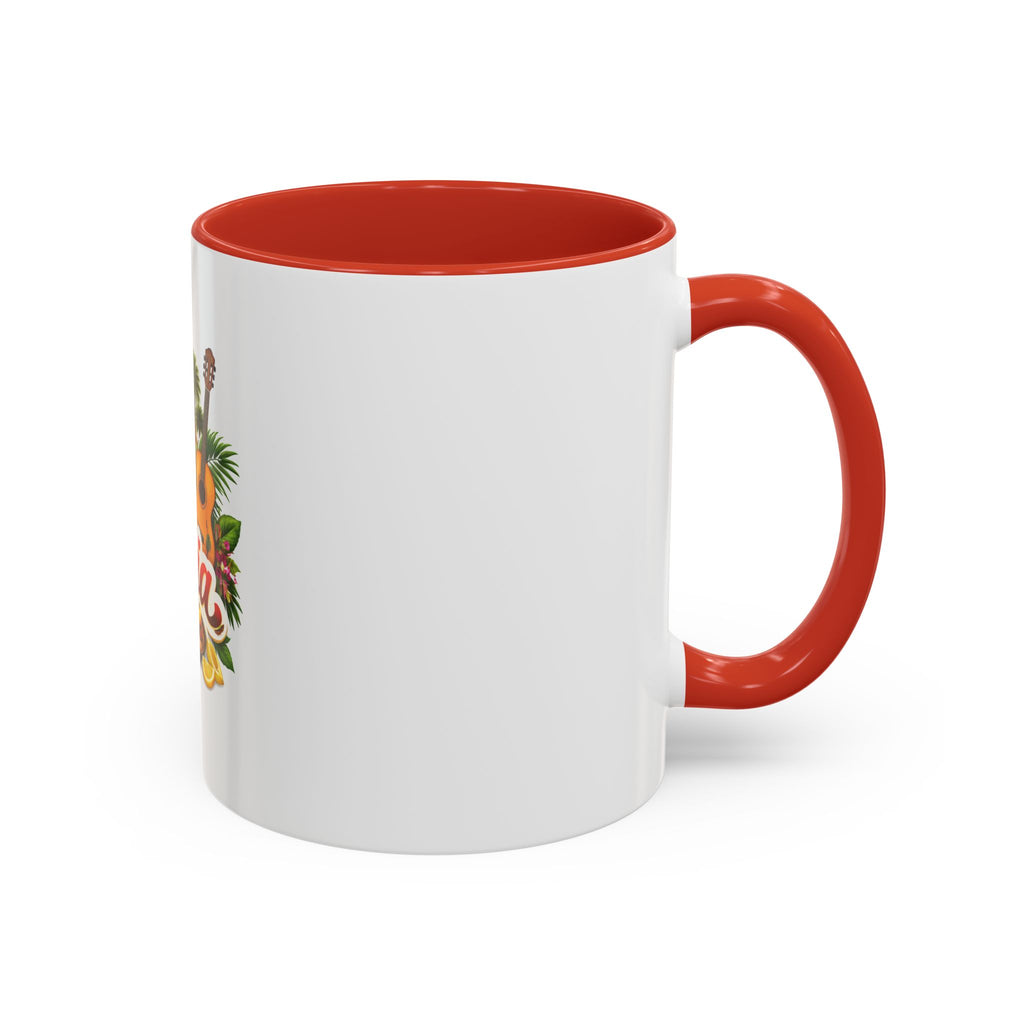 Andalucía Travel Coffee Mug — Spanish Guitar & Paella Accent Mug